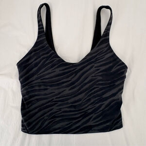 Lululemon | Align Tank | Sz 4 A/B Cup | Le Tigre Camo Deep Coal Multi | EUC